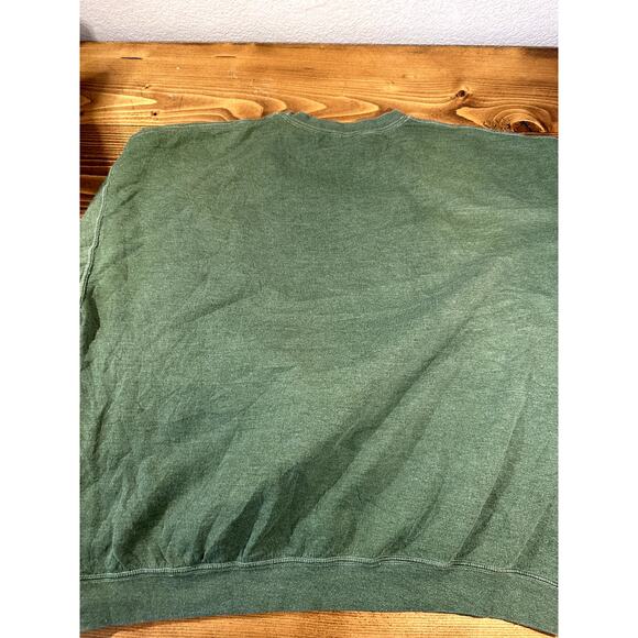 NIrvana Rock 90's Music Pullover Crewneck XXL Vintage Style Green Sweatshirt - Picture 7 of 7